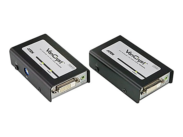 ATEN VanCryst VE600A DVI Extender with Audio - Video/audio extender - up to 197 ft - for P/N: VE602-AT-E