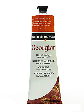 Daler-Rowney Georgian Oil Colors, 7.5 Oz, Pyrrole Orange