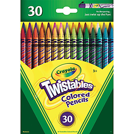 6pcs Twistable Colored Pencils