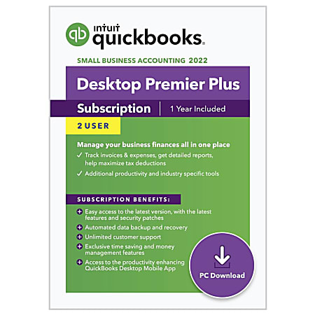 QuickBooks Desktop Premier Plus 2022, Download