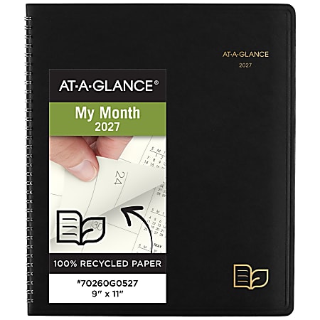 AT-A-GLANCE® Recycled Monthly Planners, 70260G0527