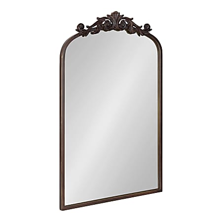 Uniek Kate And Laurel Arendahl Arched Mirror, 30-3/4”H x 19”W x 1-1/2”D, Bronze