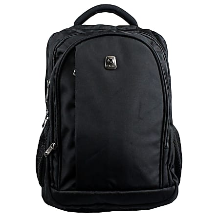 Volkano Stealth Series Backpack With 15.6" Laptop Pocket, Black