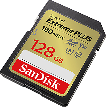 SanDisk Extreme PLUS SDXC UHS-I 512 Go - Carte mémoire Sandisk sur