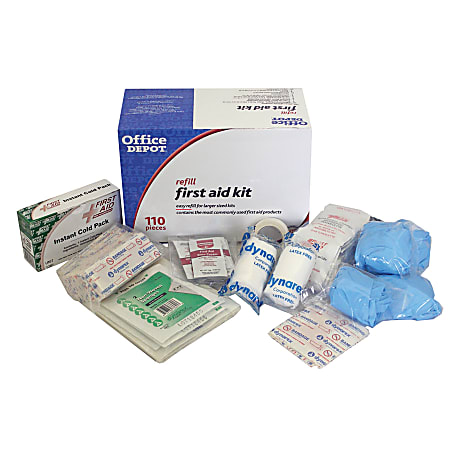 Office Depot® Brand 110-Piece First Aid Refill