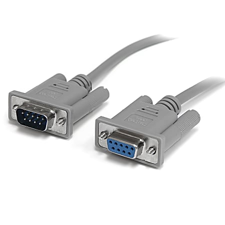 StarTech.com Serial Null modem cable - DB-9 (F) - DB-9 (F) - 10 ft - DB-9 Female - DB-9 Male - 10ft