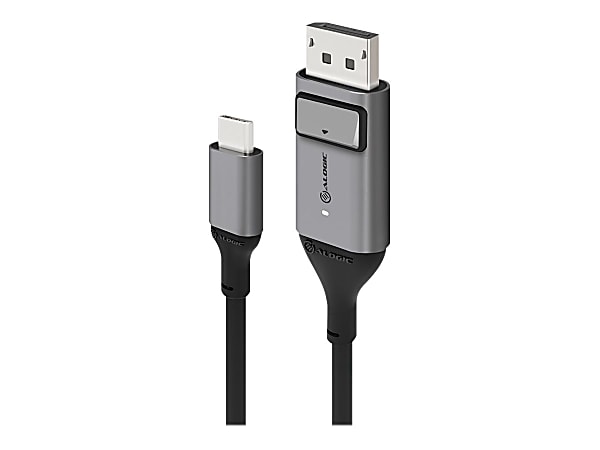 ALOGIC Ultra - DisplayPort cable - 24 pin USB-C (M) to DisplayPort (M) - 6.6 ft - 4K support - space gray