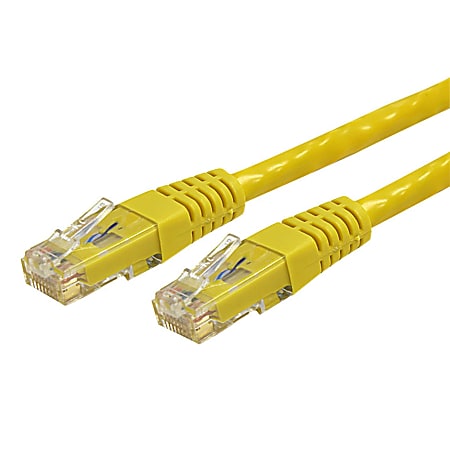StarTech.com 3ft CAT6 Ethernet Cable - Yellow Molded Gigabit CAT 6 Wire