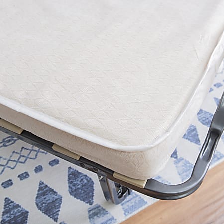 Linon luxor folding bed sales with memory foam