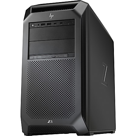 HP Z8 G4 Workstation - Intel Xeon Silver Dodeca-core 12 Core 4214 2.20 GHz - 16 GB DDR4 SDRAM RAM - 256 GB SSD - Tower - Black - Windows 10 Pro for Workstations 64-bit - Serial ATA/600 Controller