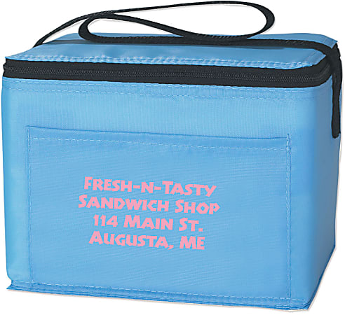 Custom Cooler Bag, 6" x 8", Assorted Colors