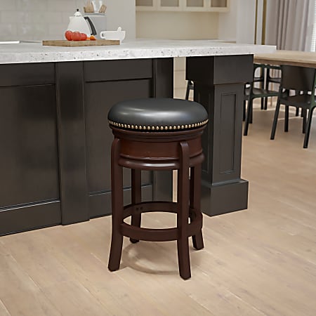Flash Furniture Backless Counter Stool, Cappuccino