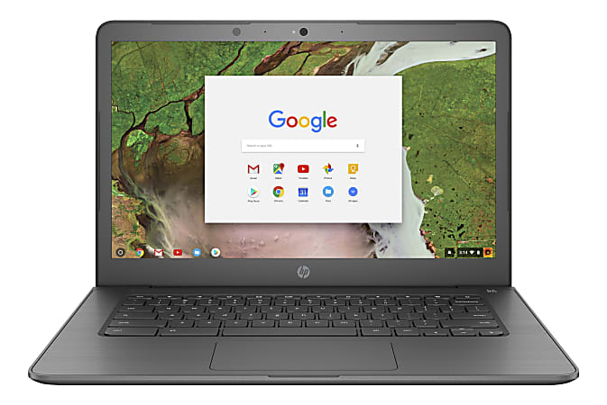 HP Chromebook 14-ca020nr Laptop, 14" Screen, Intel® Celeron®, 4GB Memory, 16GB eMMC, Google Chrome OS™