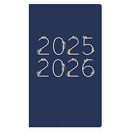 2025-2026 Blue Sky Monthly Planning Calendar, 3-5/8" x 6-1/8", Neve, January 2025 To December 2026, 148865