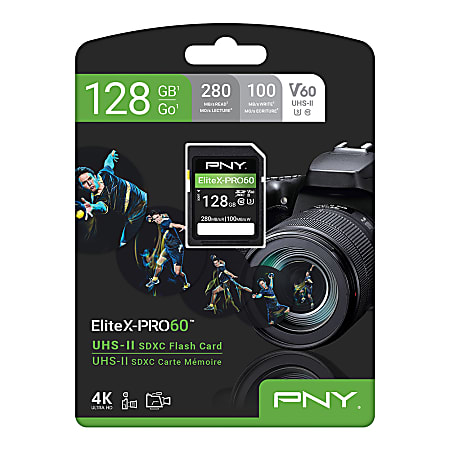 Lexar 128GB SDXC UHS-II V60 Silver Pro Memory Card | High-Speed 4K