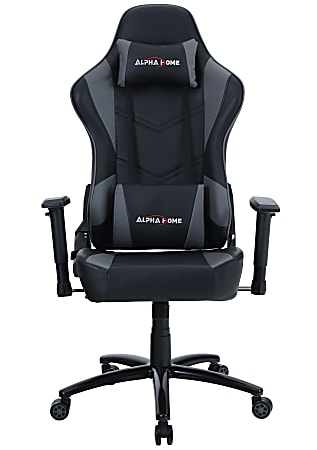 ALPHA HOME Ergonomic Gaming Office Computer Chair, Black/Gray