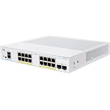 Cisco 350 CBS350-16P-E-2G Ethernet Switch - 18 Ports