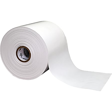 Zebra 8000D Linerless - Permanent acrylic adhesive - coated - white - Roll (2 in x 65 ft) 36 roll(s) linerless labels - for QL 220, 220 Plus, 320, 320 Plus, 420, 420 Plus