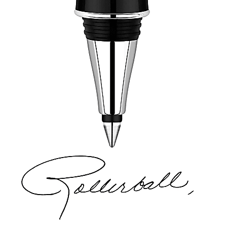Parker QUINK Rollerball Pen Ink Refill, Medium, Black