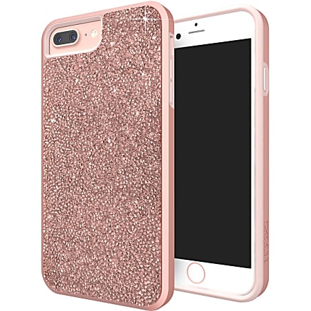 Skech Jewel for iPhone 8 Plus - For Apple iPhone 6 Plus, iPhone 6s Plus, iPhone 7 Plus, iPhone 8 Plus Smartphone - Embedded Gemstones - Rose Gold - Drop Resistant, Impact Resistant - Thermoplastic Polyurethane (TPU), Polycarbonate - 96" Drop Height