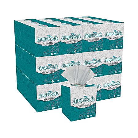 Angel Soft Professional Series® by GP PRO 2-Ply Facial Tissue, 96 Sheets Per Box, Case Of 36 Boxes