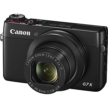 Canon PowerShot G7 X 20.2 Megapixel Digital Camera Black - Office