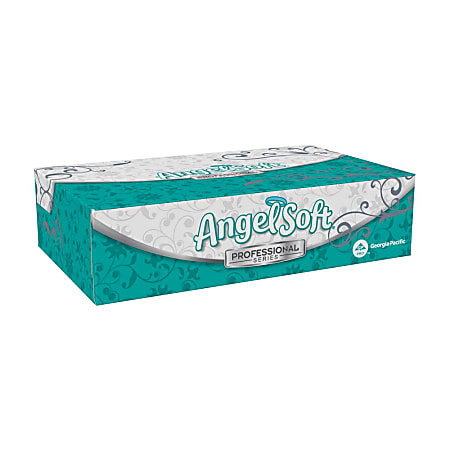 Angel Soft Professional Series by GP PRO 2 Ply Facial Tissue 100 Sheets ...