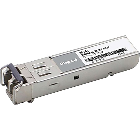 C2G Avaya/Nortel AA1419013-E5 Compatible 1000Base-SX MMF SFP (mini-GBIC) Transceiver Module - For Optical Network, Data Networking - 1 x LC 1000Base-SX Network - Optical Fiber - Multi-mode - Gigabit Ethernet - 1000Base-SX - 1 Gbit/s - Hot-swappable