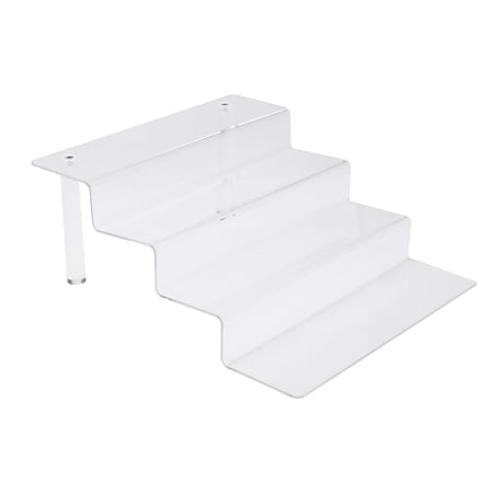 Mind Reader Acrylic 4-Compartment Spice Rack, Clear