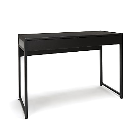 Essentials By OFM 2-Drawer Office Desk, Espresso