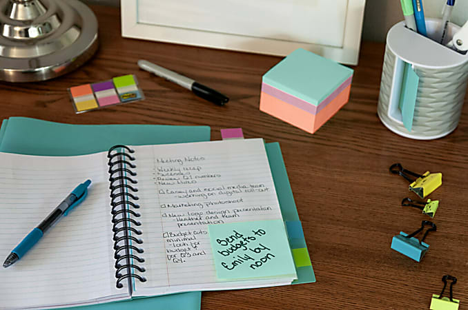 Post it Notes Memo Cube 400 Total Notes 2 x 2 Ultra Collection - Office ...