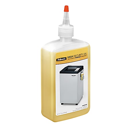 Fellowes Powershred High Security Shredder Oil 12 Oz. Bottle - 12 fl oz Fellowes Powershred High Security Shredder Oil 12 Oz. Bottle - 12 fl oz