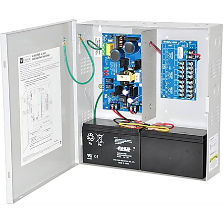 Altronix AL400ULPD8CB Proprietary Power Supply - Wall Mount - 110 V AC Input - 12 V DC @ 4 A, 24 V DC @ 3 A Output - 8 +12V Rails