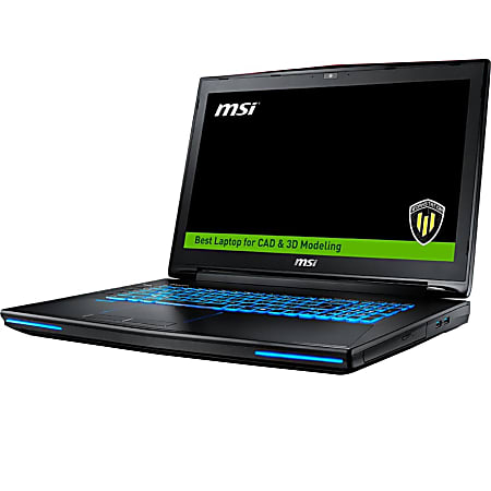 MSI™ WT72 Laptop, 17.3" Screen, Intel® Core™ i7, 32GB Memory, 1TB Hard Drive/256GB Solid State Drive, Windows® 10 Pro
