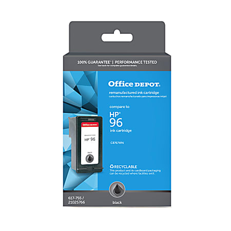 Office Depot® Brand Remanufactured Black Ink Cartridge Replacement For HP 96, OD296