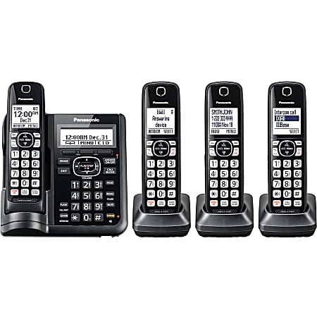 Panasonic DECT 6.0 Cordless Telephone With Answering Machine And