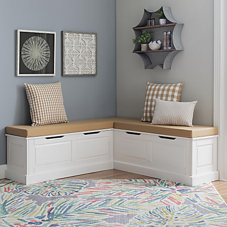 Corner cushion bench sale