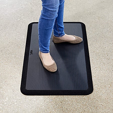 Vari Standing Mat Anti Fatigue Standing Desk Mat 34 x 20 Black - Office  Depot