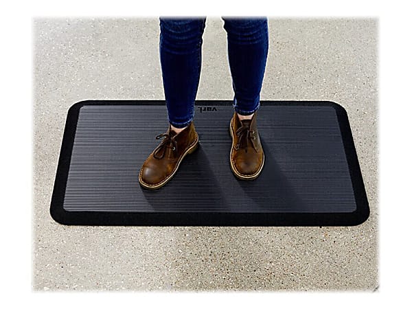 Vari Standing Mat Anti Fatigue Standing Desk Mat 34 x 20 Black - Office  Depot