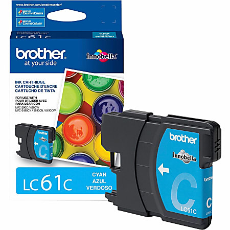 Brother LC61C Cyan Ink Cartridge