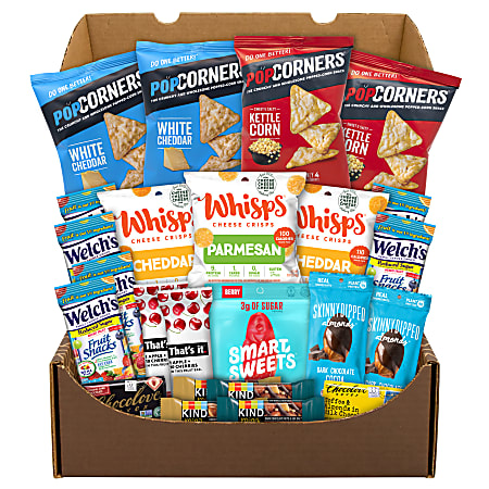 Snack Box Pros Low Sugar Snack Box Box Of 24 Snacks - Office Depot
