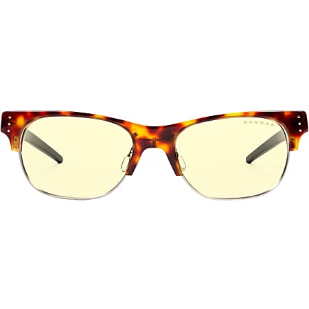 Gunnar Optiks Blue Light Blocking Gaming and Computer Eyewear/ Cypher- Amber Tint, Tortoise Frame - Tortoise Frame/Amber Lens - Tortoise Frame/Amber Lens