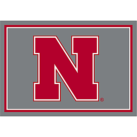 Imperial NCAA Spirit Rug, 4' x 6', University Of Nebraska