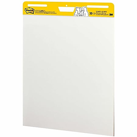 Post-it Self Stick Easel Pads, 15 x 18, White, 20 Sheets/Pad, 2 Pads/Pack