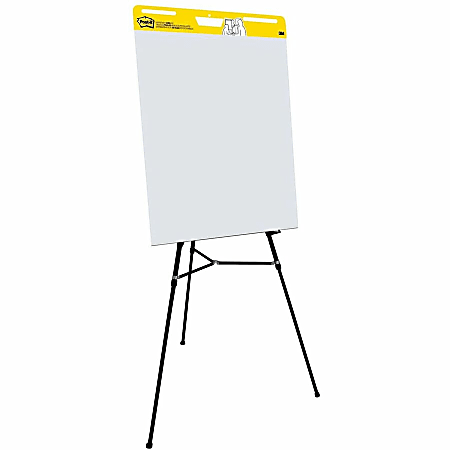 Post-it® Super Sticky Wall Pad, 20 x 23, Plain White Paper, 20
