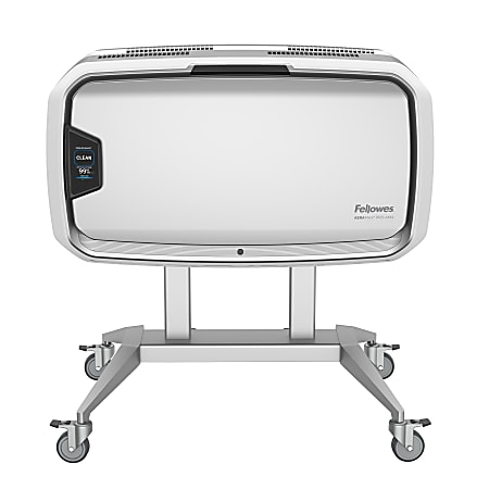 Fellowes&reg; AeraMax&reg;  Pro AM4 FLEX Portable Air Purifier, Plug-in, H13 True HEPA Filtration, 2,200 Sq. Ft. Coverage, Silver/White