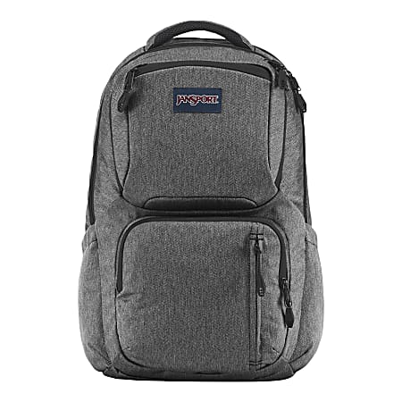 JanSport® Nova Laptop Backpack, Black/White Herringbone