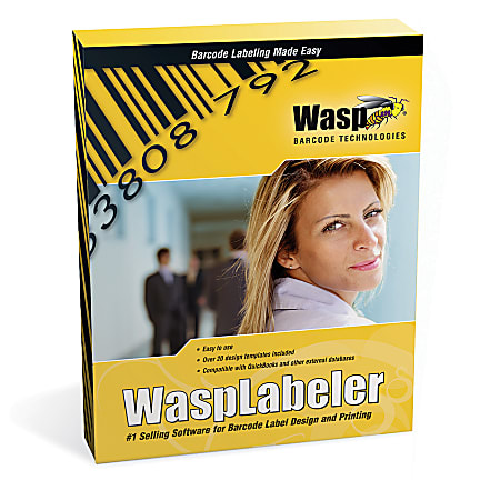 WaspLabeler Barcode Label Design Software, Traditional Disc