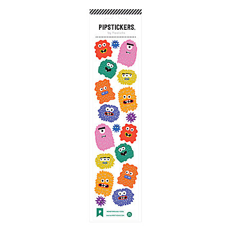 Pipsticks Decorative Stickers, 2" x 8", Monsterously Cool