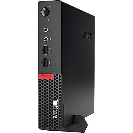 Lenovo ThinkCentre M710q 10MR0004US Desktop Computer - Intel Core i5 (7th Gen)2.70 GHz - Tiny - Black - 10MR0004US